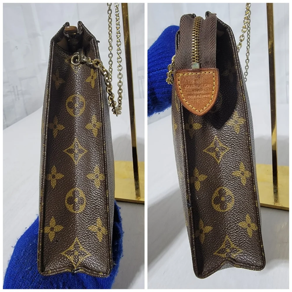 LOUIS VUITTON Monogram Toiletry Pouch 26 With Chain